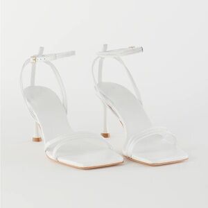 Tibi brand New Guy Naplack Sandal White 38/8